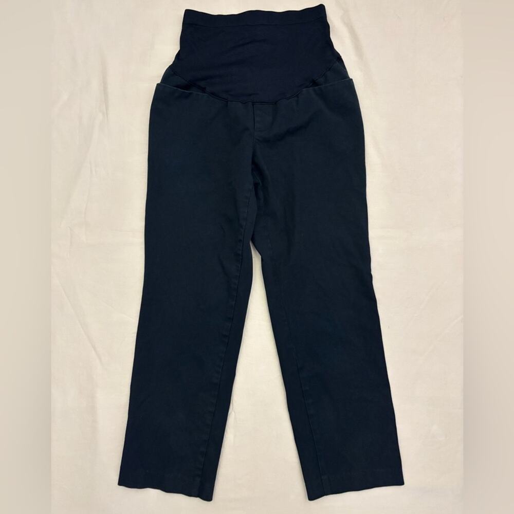 Old Navy Black Pants Maternity Full Panel Pixie Pants Size 4